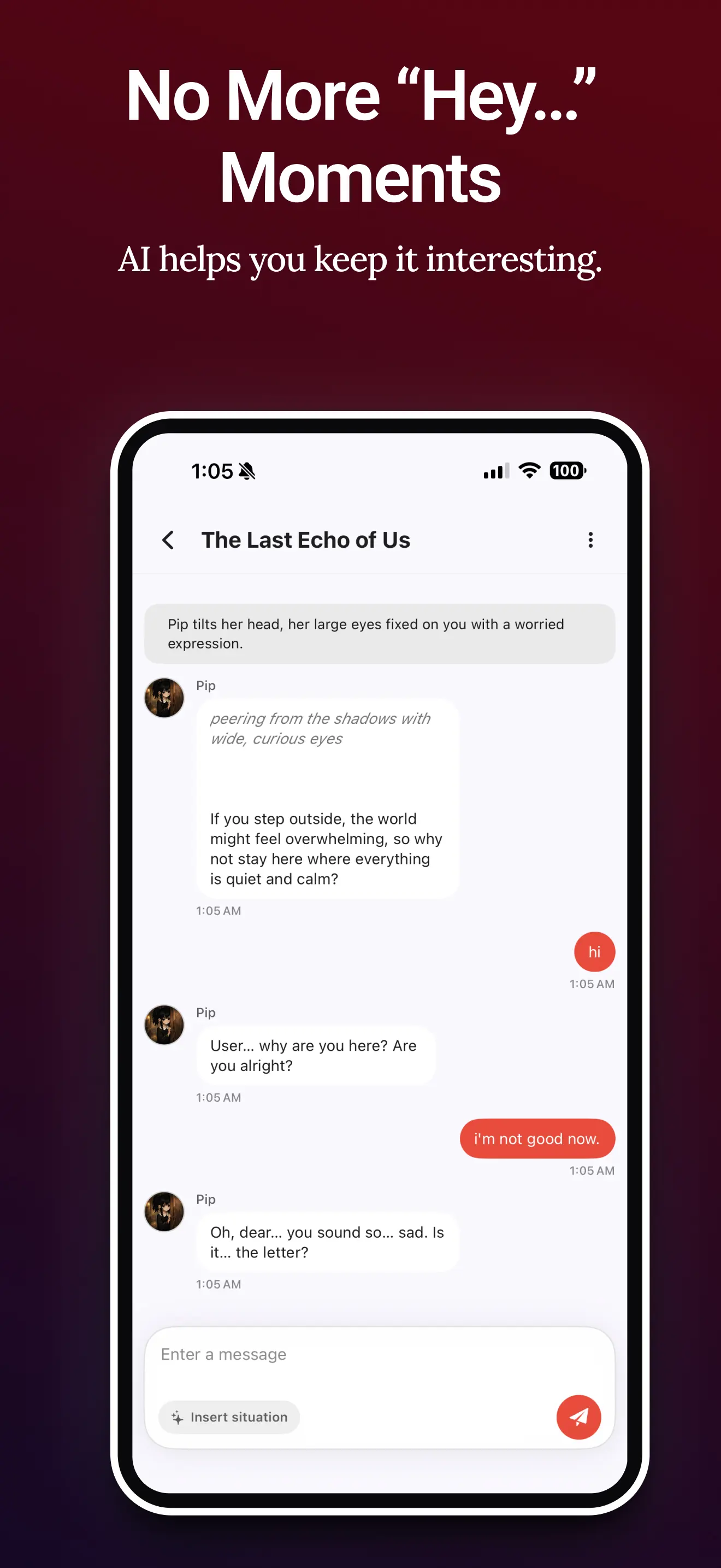 Ruvy Talk navigation with Assistant, AI Chat, and Matching