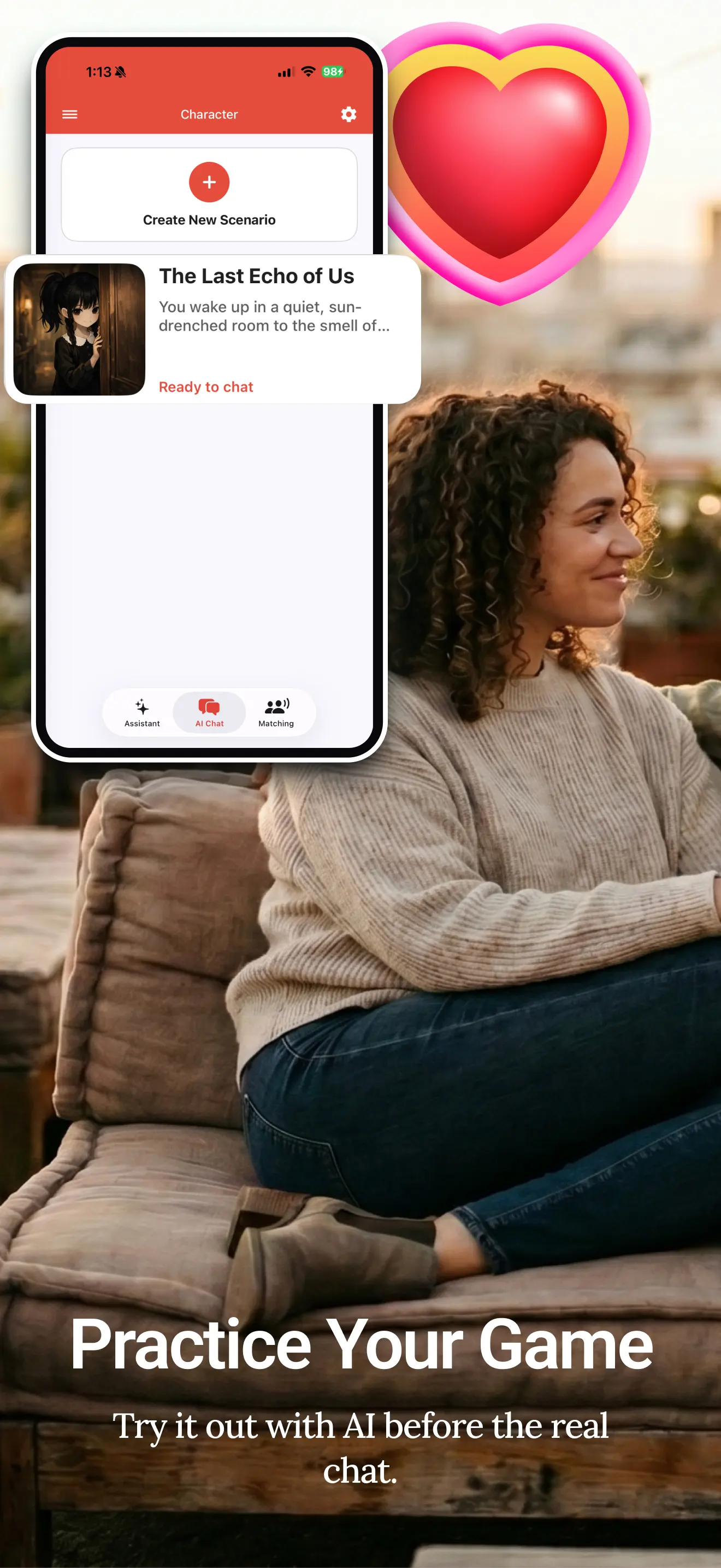 Assistant screen showing date idea suggestions